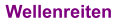 Wellenreiten