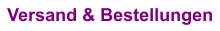 Versand & Bestellungen