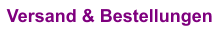 Versand & Bestellungen