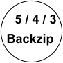 5 / 4 / 3 Backzip