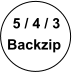 5 / 4 / 3 Backzip