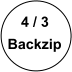 4 / 3 Backzip
