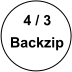 4 / 3 Backzip