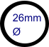 26mm Ø