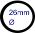 26mm Ø