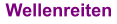 Wellenreiten