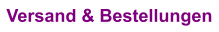 Versand & Bestellungen