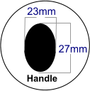 23mm 27mm Handle