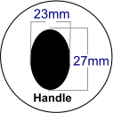 23mm 27mm Handle
