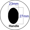 23mm 27mm Handle