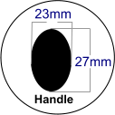 23mm 27mm Handle